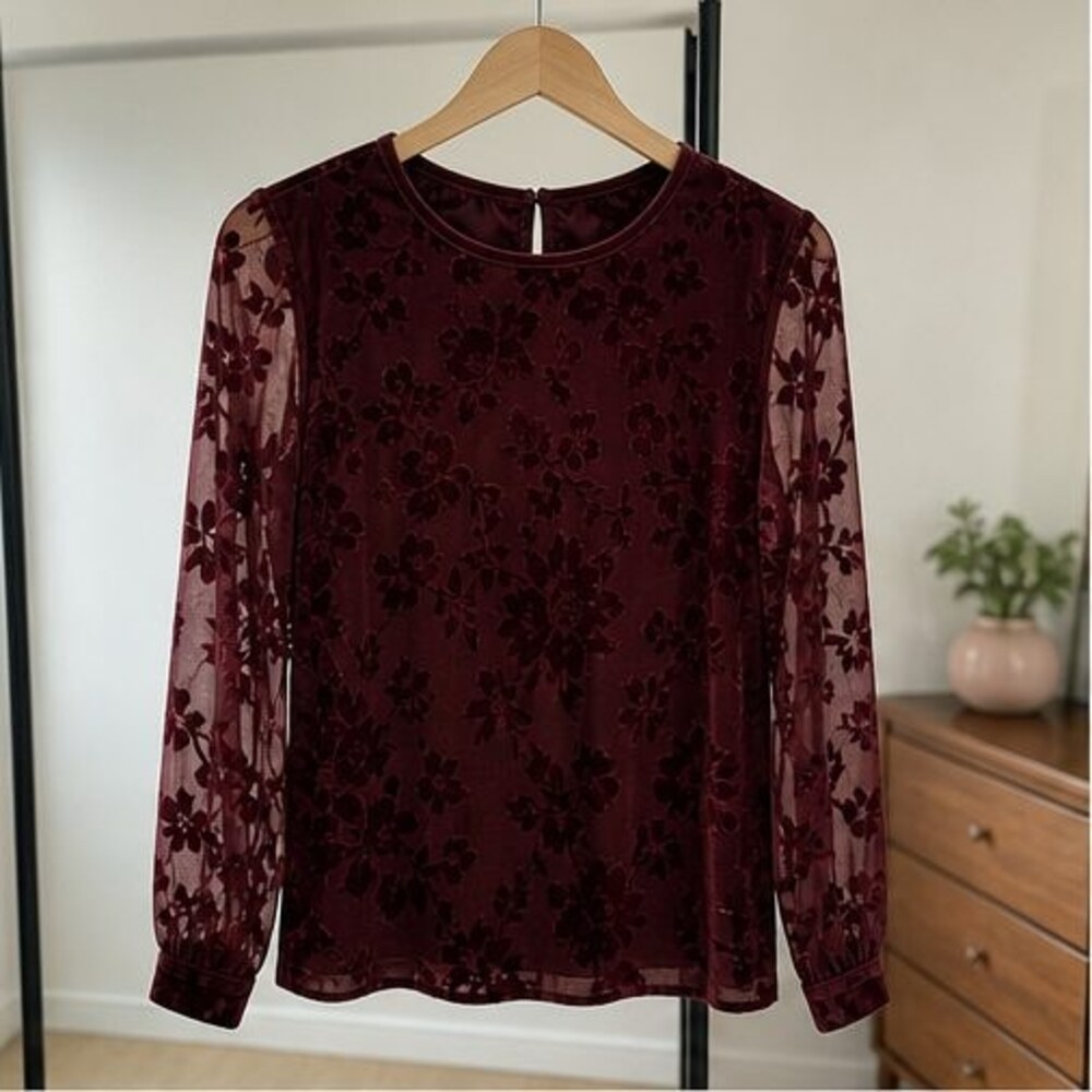 Sand V Neck Top